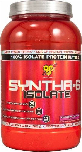 BSN  SYNTHA-6™ Isolate   Strawberry Milkshake Perspective: front