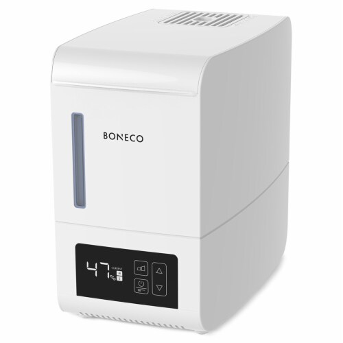 BONECO S250 Large Room Steam Humidifier with Hand Warm Mist and Digital Display Perspective: front