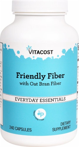 Vitacost Friendly Fiber Everyday Essentials Capsules Perspective: front