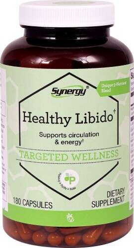 Vitacost Synergy Healthy Libido Capsules Perspective: front