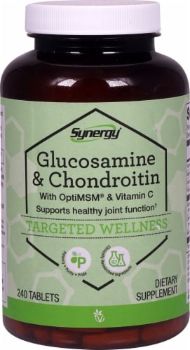 Vitacost Synergy Glucosamine & Chondroitin Tablets Perspective: front