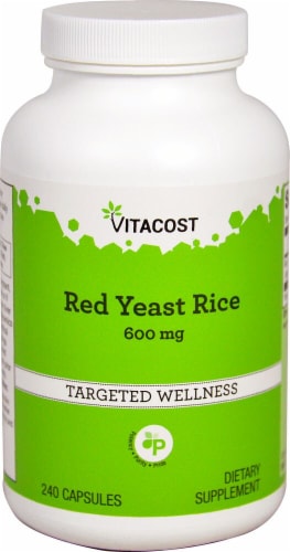 Vitacost Red Yeast Rice Perspective: front