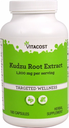 Vitacost Kudzu Root Extract Capsules Perspective: front