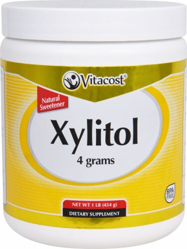 Vitacost Xylitol Natural Sweetener Perspective: front