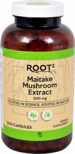 Vitacost ROOT2 Maitake Mushroom Extract Capsules 500mg Perspective: front