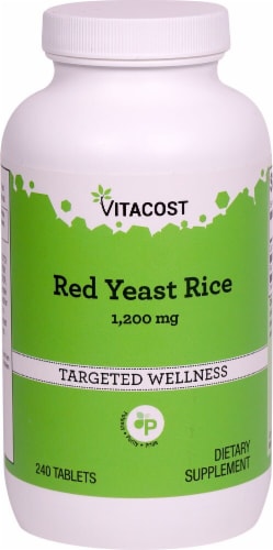 Vitacost Red Yeast Rice Perspective: front
