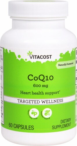 Vitacost CoQ10 Dietary Supplement 600mg Perspective: front