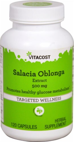 Vitacost Salacia Oblonga Extract Capsules 500mg Perspective: front