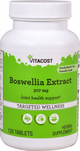 Vitacost Boswellia Extract Tablets 307mg Perspective: front