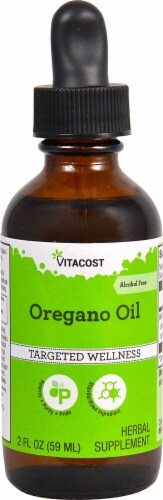 Vitacost Oregano Oil Targeted Wellness Supplement Perspective: front