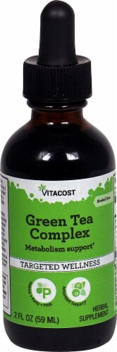 Vitacost Green Tea Complex Herbal Supplement Perspective: front