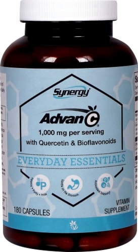 Vitacost Synergy Advan-C Capsules Perspective: front