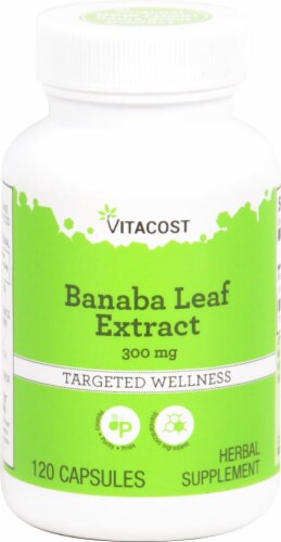 Vitacost Banaba Leaf Extract Capsules 300mg Perspective: front