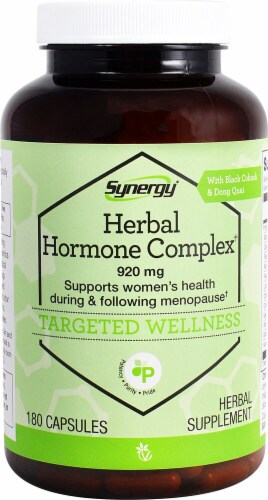 Vitacost Synergy Herbal Hormone Complex 920mg Perspective: front