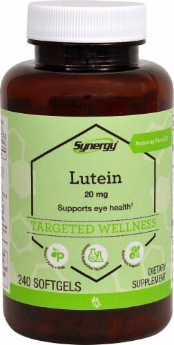 Vitacost Synergy Lutein with Zeaxanthin Perspective: front
