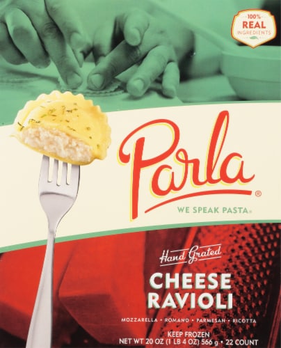 Parla® Cheese Ravioli Perspective: front
