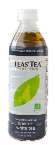 Teas' Tea Green and White Tea Unsweetened Perspective: front
