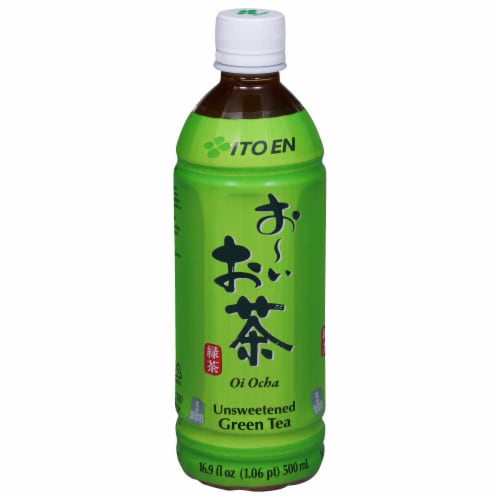 Ito En Oi Ocha Unsweetened Green Tea Perspective: front