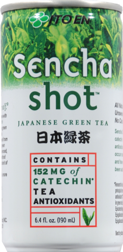 Ito En Sencha Shot Japanese Green Tea Perspective: front
