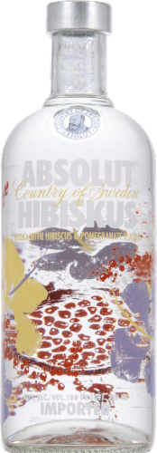 Absolut Hibiskus Vodka Perspective: front