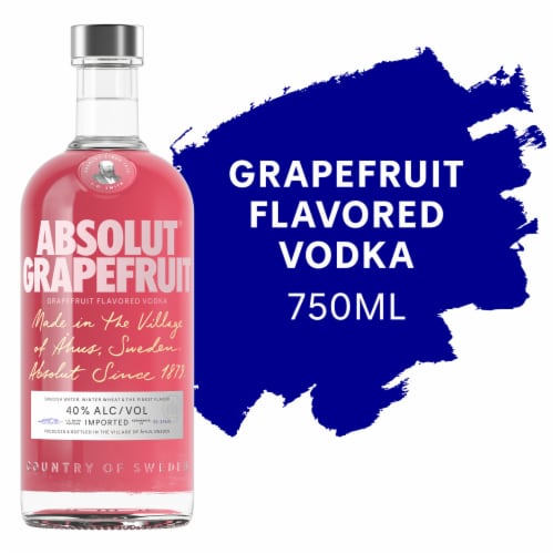 Absolut® Grapefruit Flavored Vodka Perspective: front
