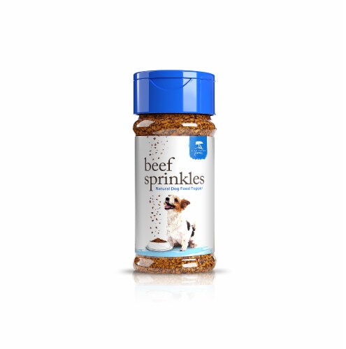 Caledon Farms Beef Sprinkles Dog Food Topper Perspective: front