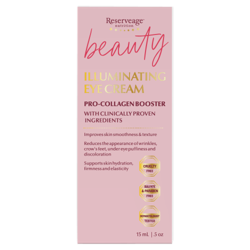 Reserveage™ Nutrition Beauty Illuminating Eye Cream with Pro Collagen Booster Perspective: front