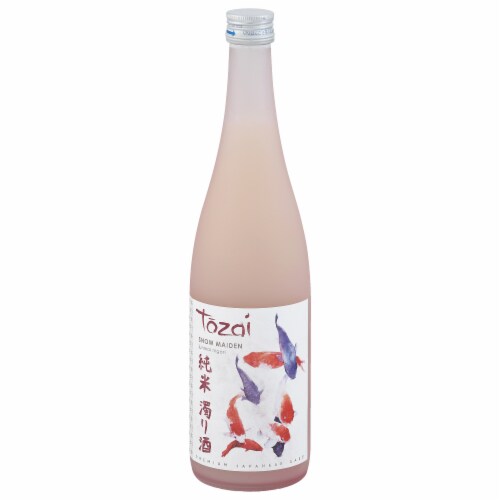 Tozai Snow Maiden Nigori Sake Perspective: front