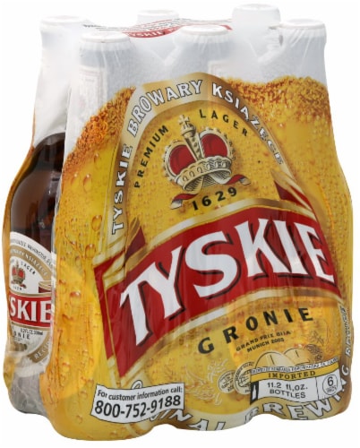 Tyskie Gronie Import Beer Perspective: front