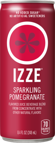 IZZE® Pomegranate Sparkling Juice Can Perspective: front