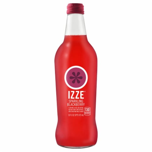 Izze® Sparkling Blackberry Flavored Juice Beverage Perspective: front