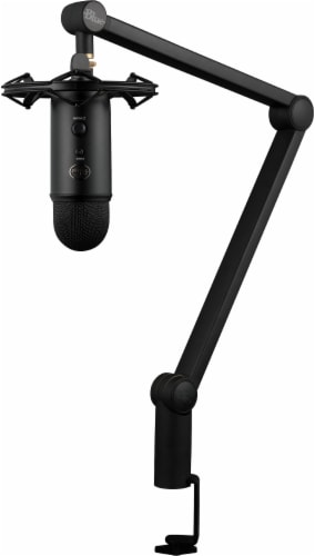 Blue Yeti Broadcast Microphone Bundle - Black Perspective: front