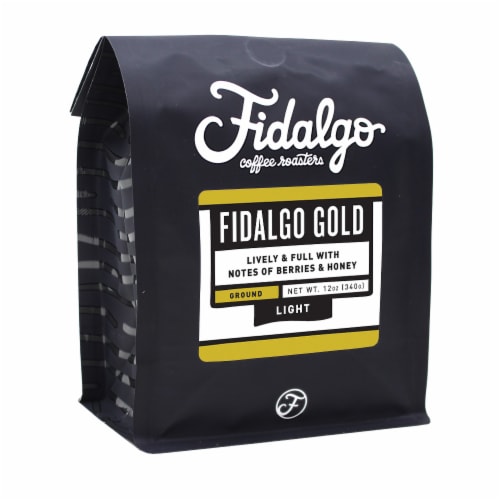 Fidalgo Gold, Drip Grind, 12oz bag Perspective: front