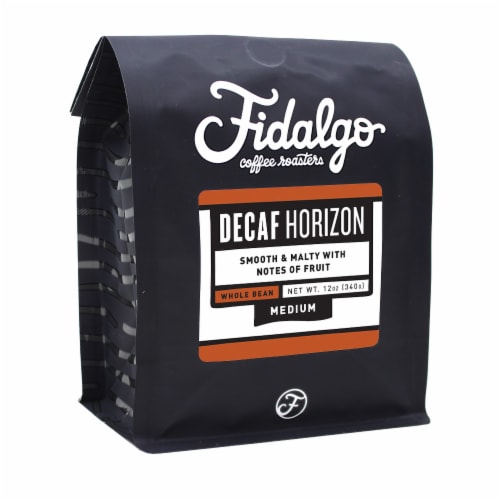 Decaf Horizon, Whole Bean, 12oz bag Perspective: front