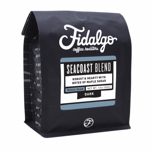 Seacoast Blend, Whole Bean, 12oz bag Perspective: front