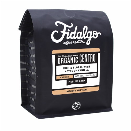 Organic Centro, Drip Grind, 12oz bag Perspective: front