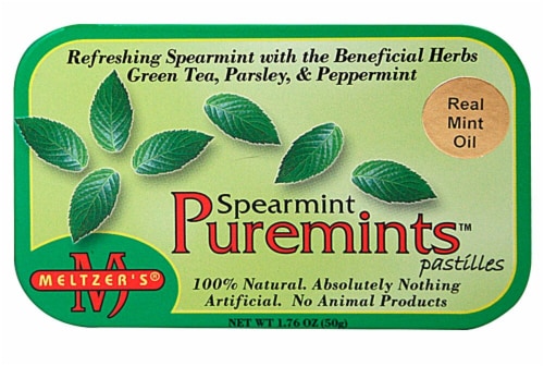 Meltzer's Spearmint Puremints Perspective: front