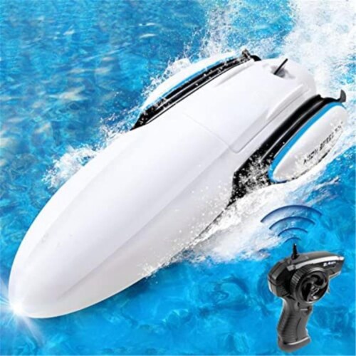Netjett NC21642 2.4GHz 15KMPH Richgv Double Sided Remote Control Boat for Boys Toys Gifts 1 QFC