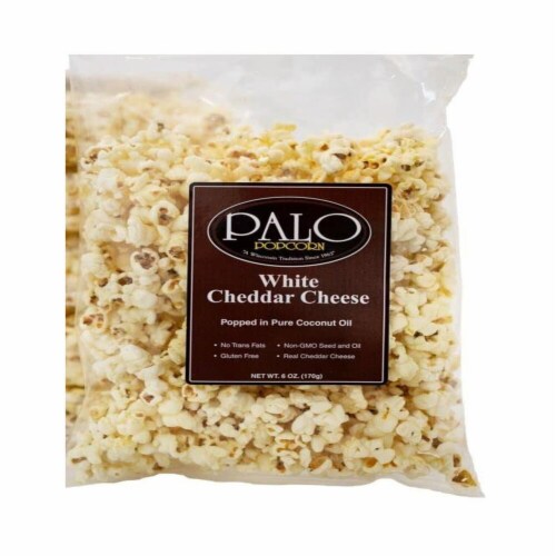 Palo White Cheddar Cheese Popcorn Perspective: front