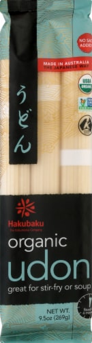 Hakubaku Organic Udon Noodles Perspective: front