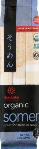 Hakubaku Organic Somen Noodles Perspective: front
