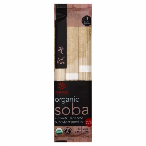 Hakubaku Organic Soba Noodles Perspective: front