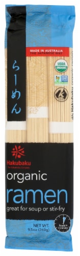 Hakubaku Organic Ramen Noodles Perspective: front