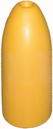 Promar PVC Foam Float 6"x14" - Yellow Perspective: front