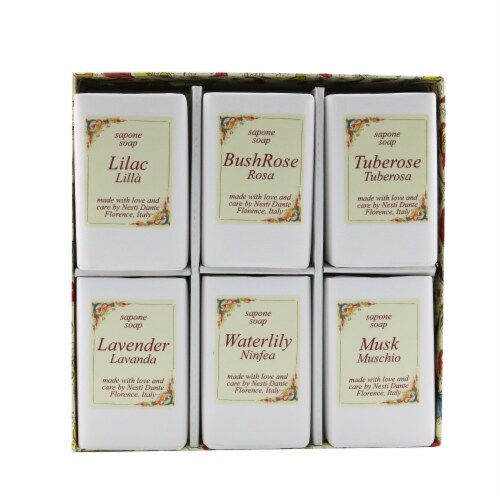 Nesti Dante Floral Notes Gift Set 6x100g Nesti Dante Floral Notes Gift Set 6x100g
