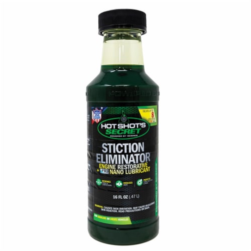 Hot Shot's Secret Engine Oil Stiction Eliminator Perspective: front