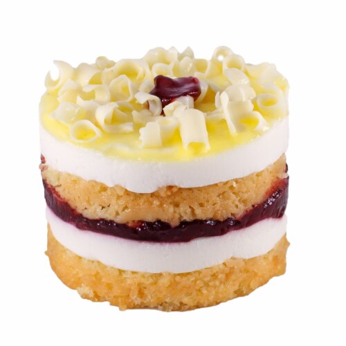 Annie's™ Raspberry Lemon Drip Cake Perspective: front