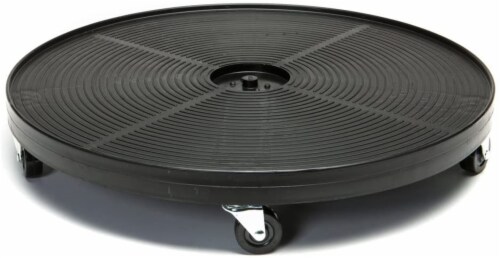 DeVault (#2400B) Plant Dolly, Black, 24-Inch Perspective: front