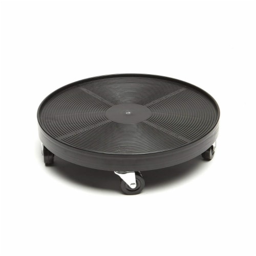 DeVault Enterprises DEV3000ENH 16 in. Plant Stand Dolly Set, Espresso Perspective: front