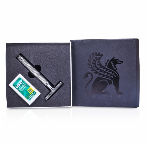 Baxter Of California Double Edge Safety Razor + 5 Blades 2pcs Perspective: front